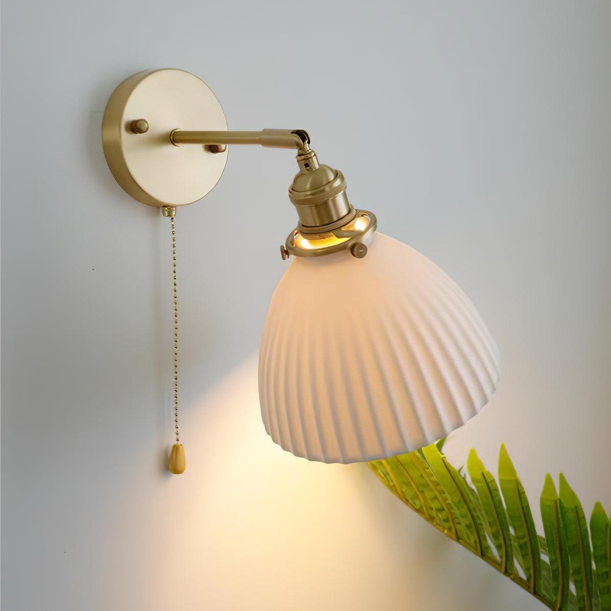 Lustra Lampe Murale Céramique Laiton Élégante - Neutralighting