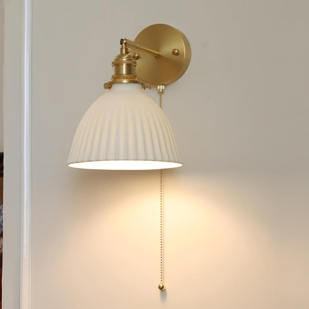 Lustra Lampe Murale Céramique Laiton Élégante - Neutralighting