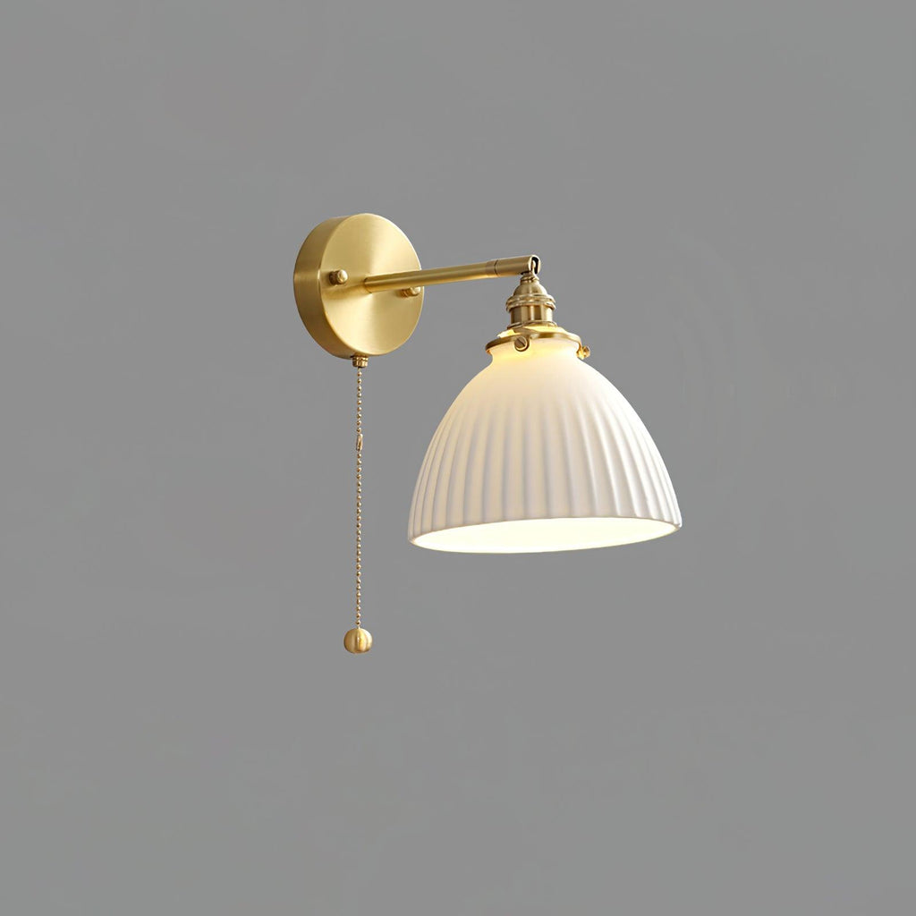 Lustra Lampe Murale Céramique Laiton Élégante - Neutralighting