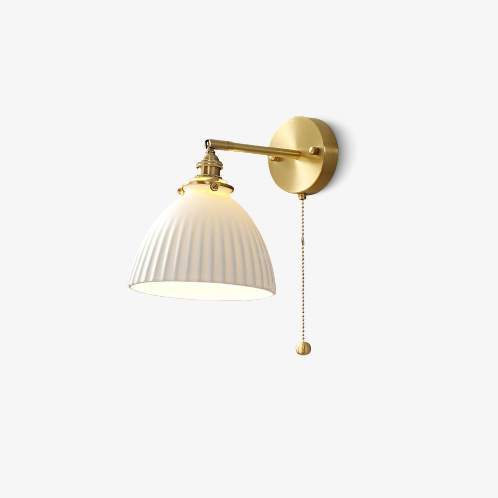 Lustra Lampe Murale Céramique Laiton Élégante - Neutralighting