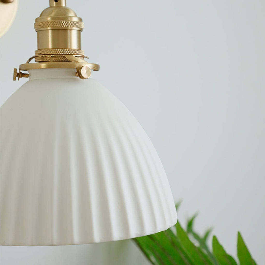 Lustra Lampe Murale Céramique Laiton Élégante - Neutralighting