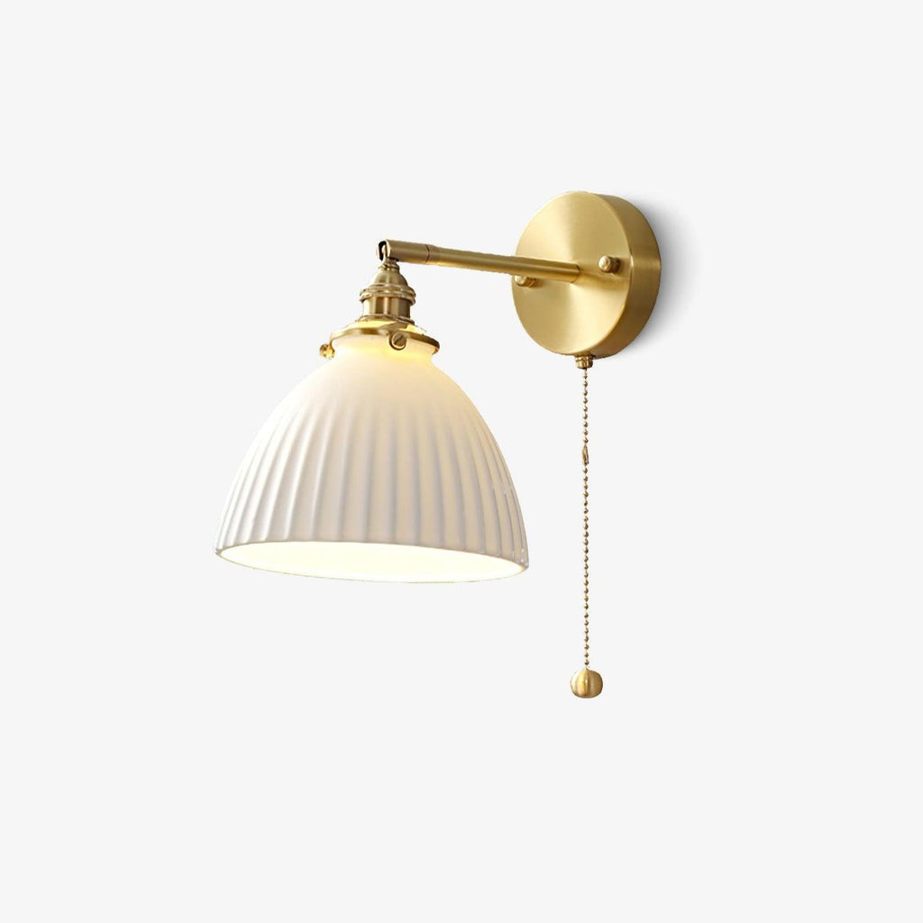 Lustra Lampe Murale Céramique Laiton Élégante - Neutralighting