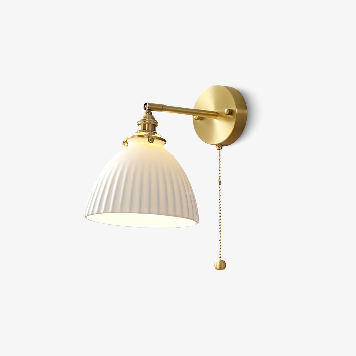 Lustra Lampe Murale Céramique Laiton Élégante - Neutralighting