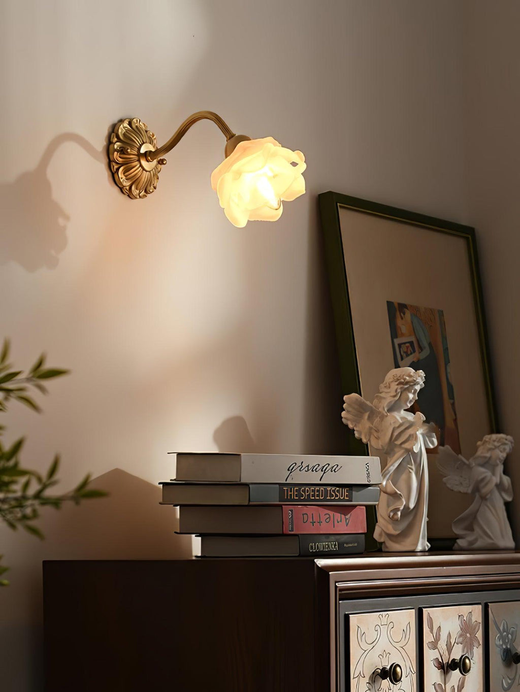 Drifte Applique murale de luxe florale en laiton - Neutralighting