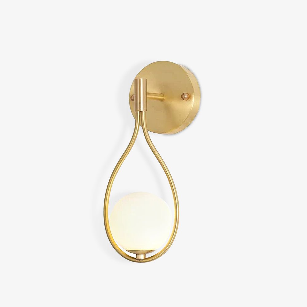 Icarila Moderne Minimaliste Vanité Laiton Verre Applique Murale - Neutralighting