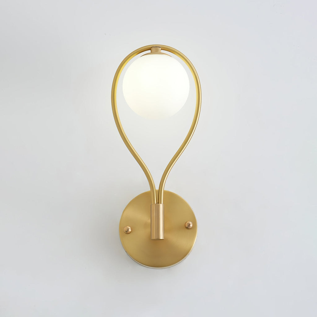 Icarila Moderne Minimaliste Vanité Laiton Verre Applique Murale - Neutralighting