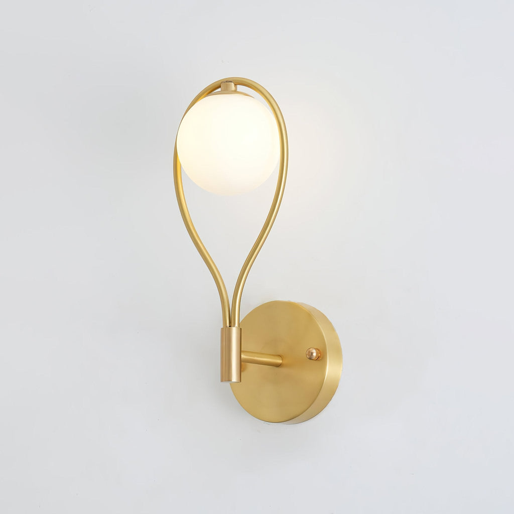 Icarila Moderne Minimaliste Vanité Laiton Verre Applique Murale - Neutralighting