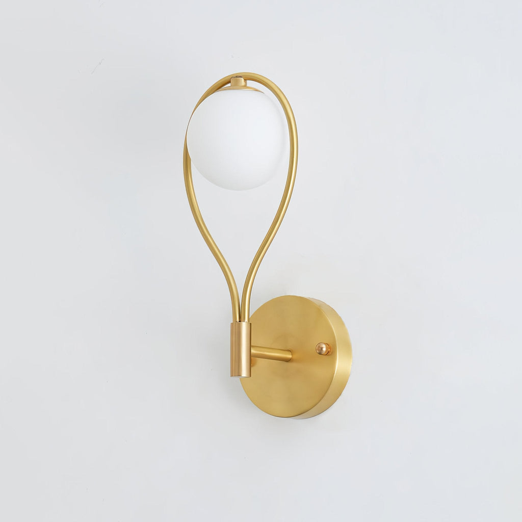 Icarila Moderne Minimaliste Vanité Laiton Verre Applique Murale - Neutralighting