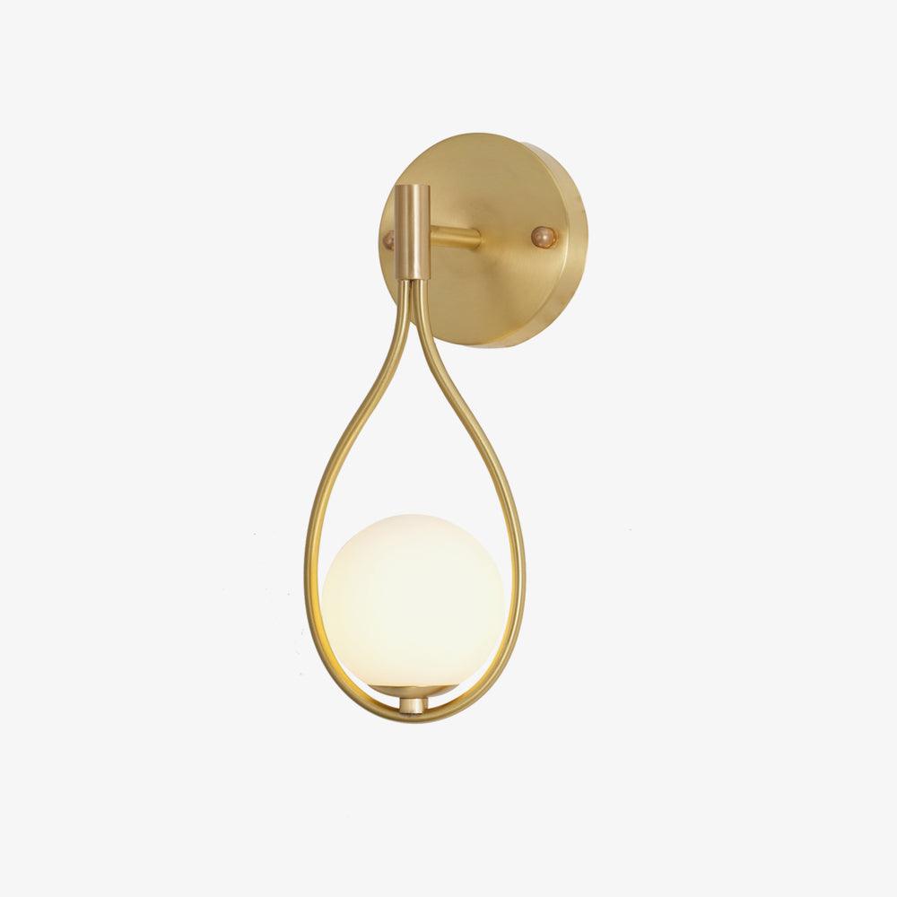 Icarila Moderne Minimaliste Vanité Laiton Verre Applique Murale - Neutralighting