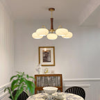 Candy Lustre Kaki en Laiton, Bois et Verre - Neutralighting