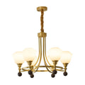 Nyraeyra Lustre Nordique Haut de Gamme en Laiton et Bois - Neutralighting