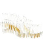 Nyvinia Verre Plume Forme Lustre - Neutralighting