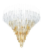 Nyvinia Verre Plume Forme Lustre - Neutralighting