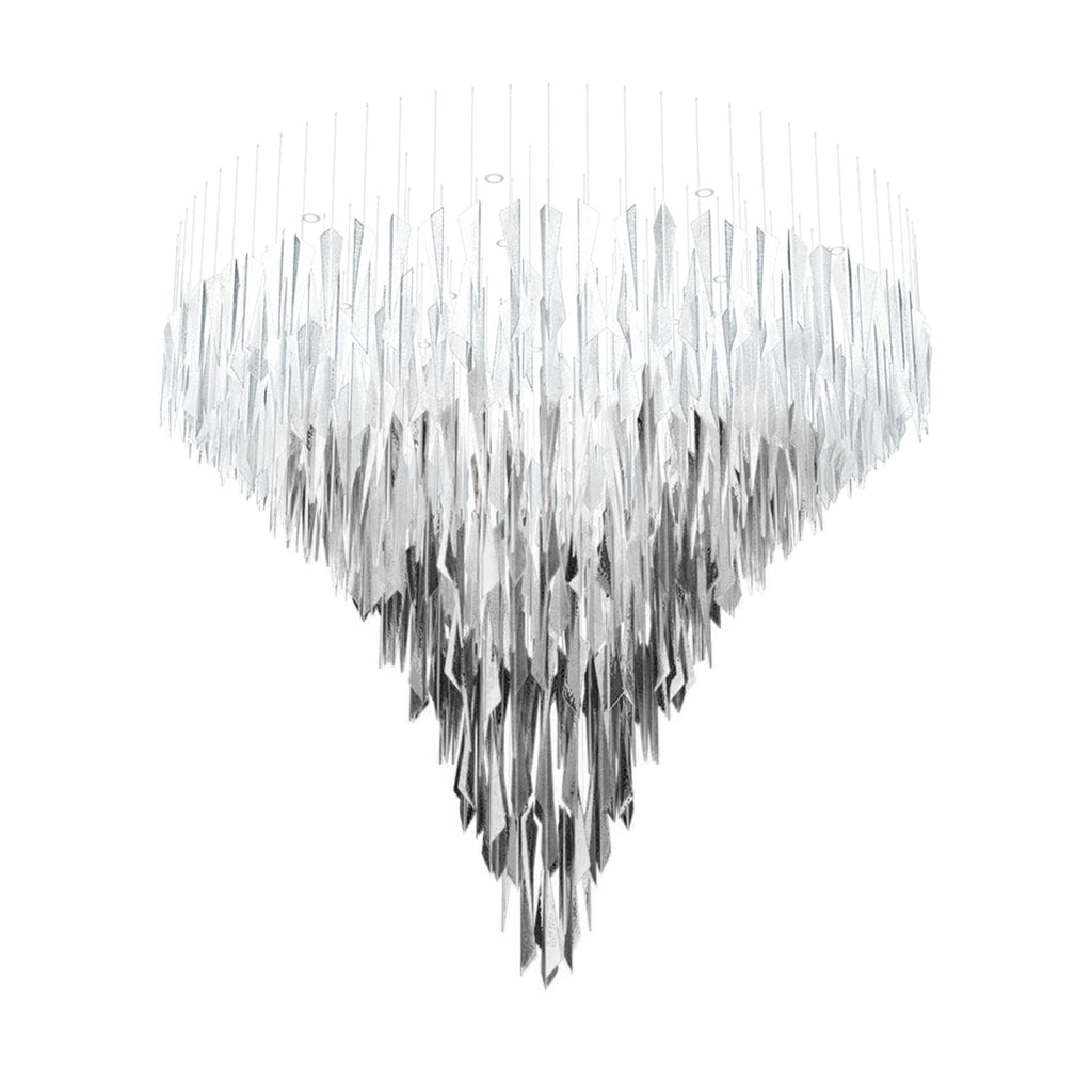 Nyvinia Verre Plume Forme Lustre - Neutralighting