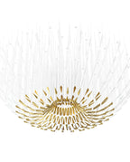 Nyvinia Verre Plume Forme Lustre - Neutralighting