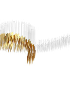 Nyvinia Verre Plume Forme Lustre - Neutralighting