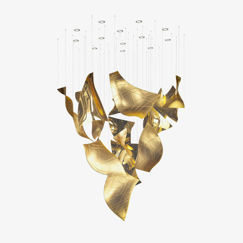 Alnoror Sculptural Or Pendentif Lumière - Neutralighting