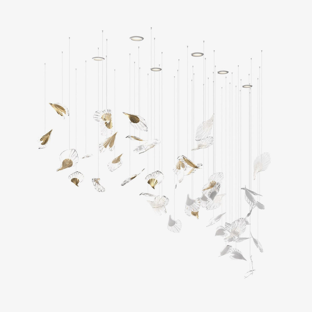 Asorus Artistique Feuille Forme Lustre - Neutralighting