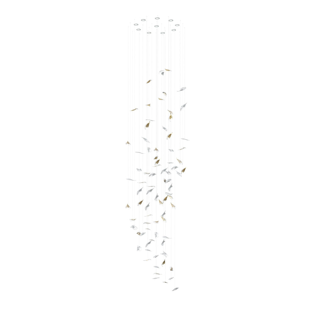 Asorus Artistique Feuille Forme Lustre - Neutralighting