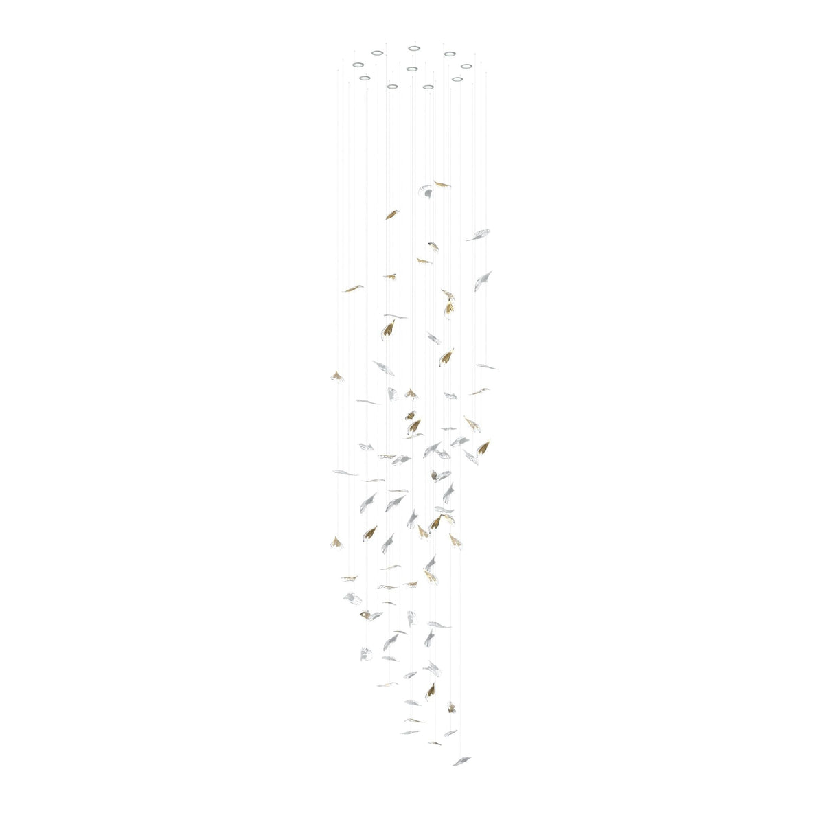 Asorus Artistique Feuille Forme Lustre - Neutralighting