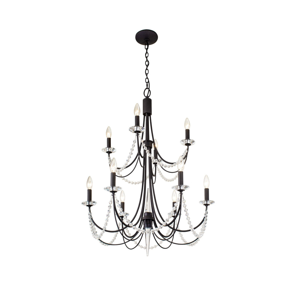 Purelux Postmodern Luxe Laiton Métal Cristal Lustre - Neutralighting