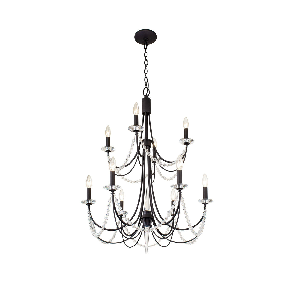 Purelux Postmodern Luxe Laiton Métal Cristal Lustre - Neutralighting