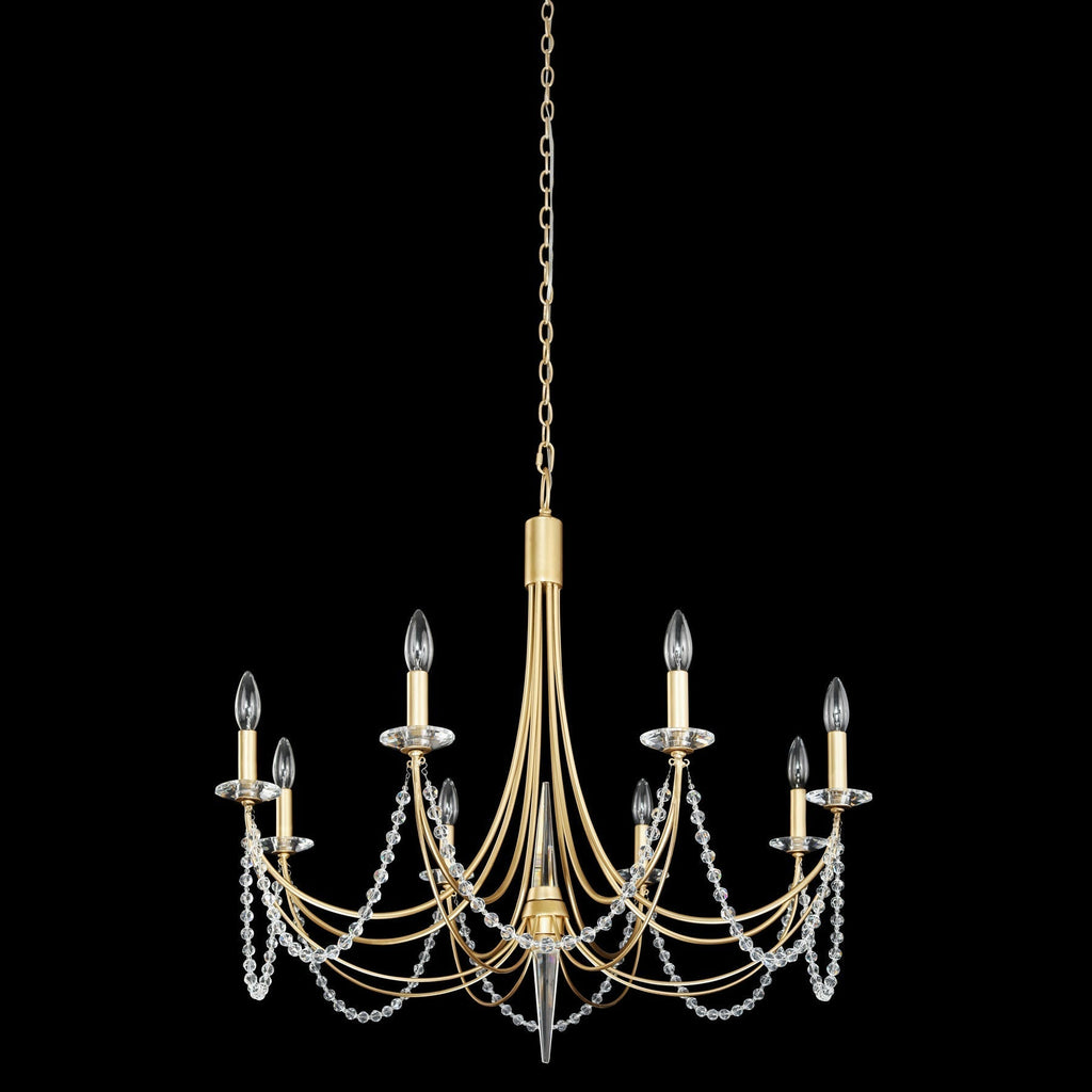 Purelux Postmodern Luxe Laiton Métal Cristal Lustre - Neutralighting