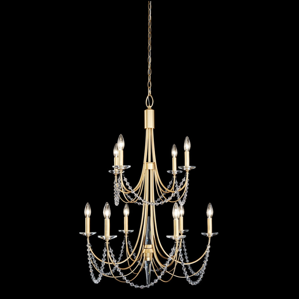 Purelux Postmodern Luxe Laiton Métal Cristal Lustre - Neutralighting