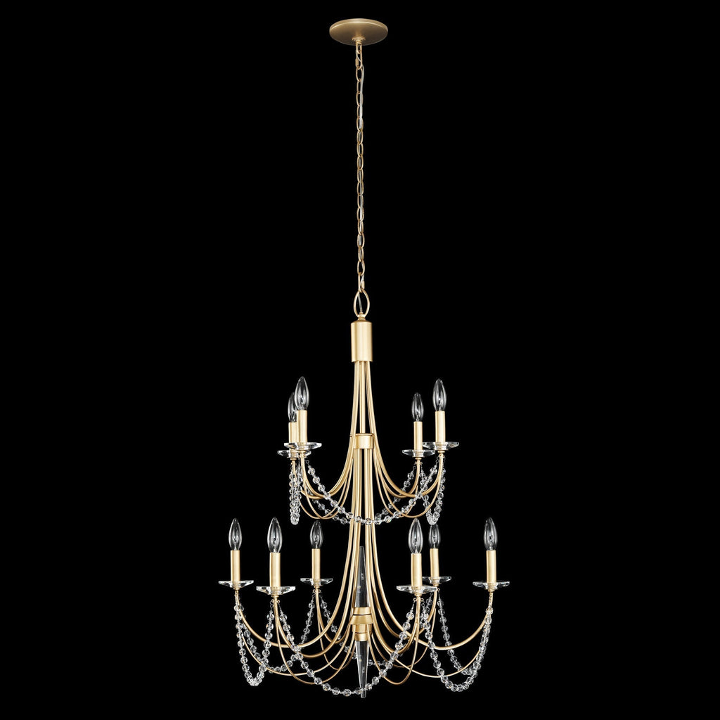 Purelux Postmodern Luxe Laiton Métal Cristal Lustre - Neutralighting