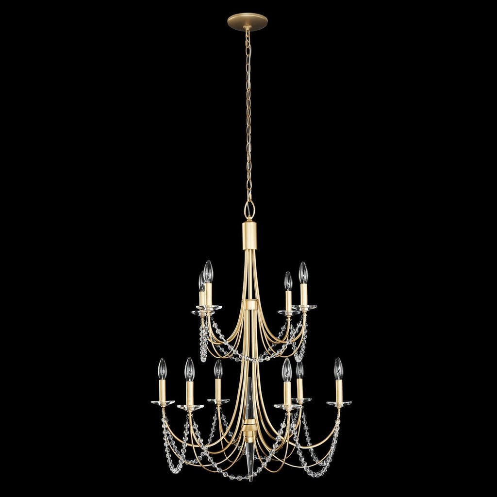 Purelux Postmodern Luxe Laiton Métal Cristal Lustre - Neutralighting