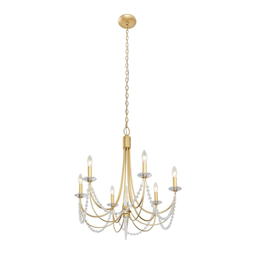 Purelux Postmodern Luxe Laiton Métal Cristal Lustre - Neutralighting