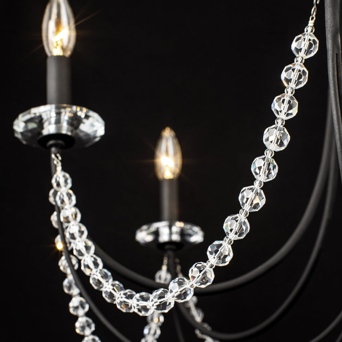 Purelux Postmodern Luxe Laiton Métal Cristal Lustre - Neutralighting