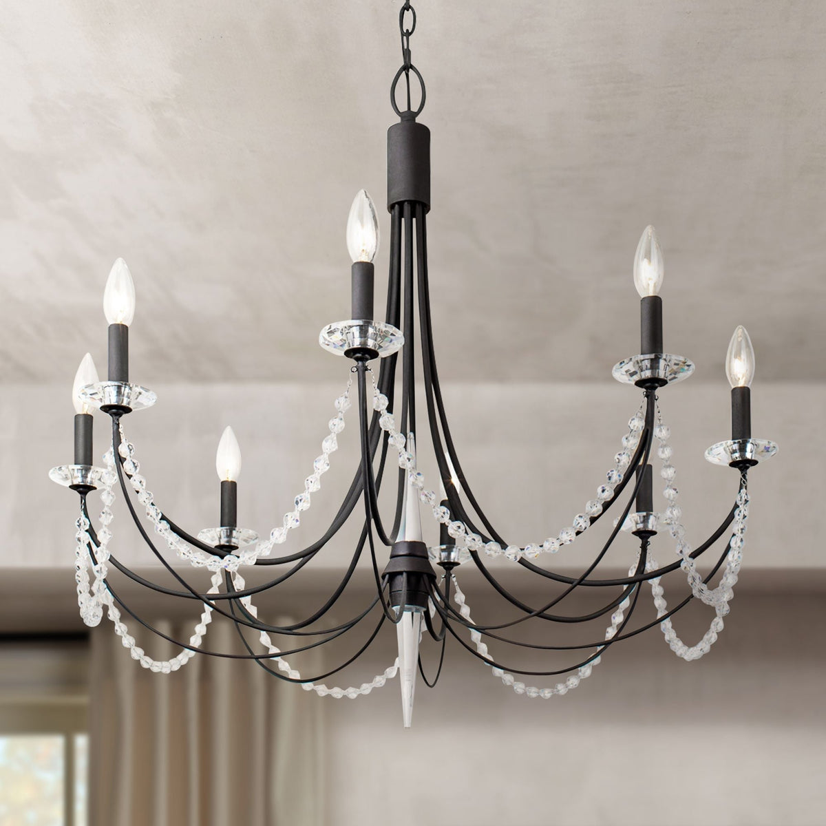 Purelux Postmodern Luxe Laiton Métal Cristal Lustre - Neutralighting