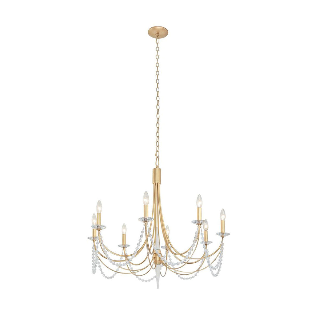 Purelux Postmodern Luxe Laiton Métal Cristal Lustre - Neutralighting