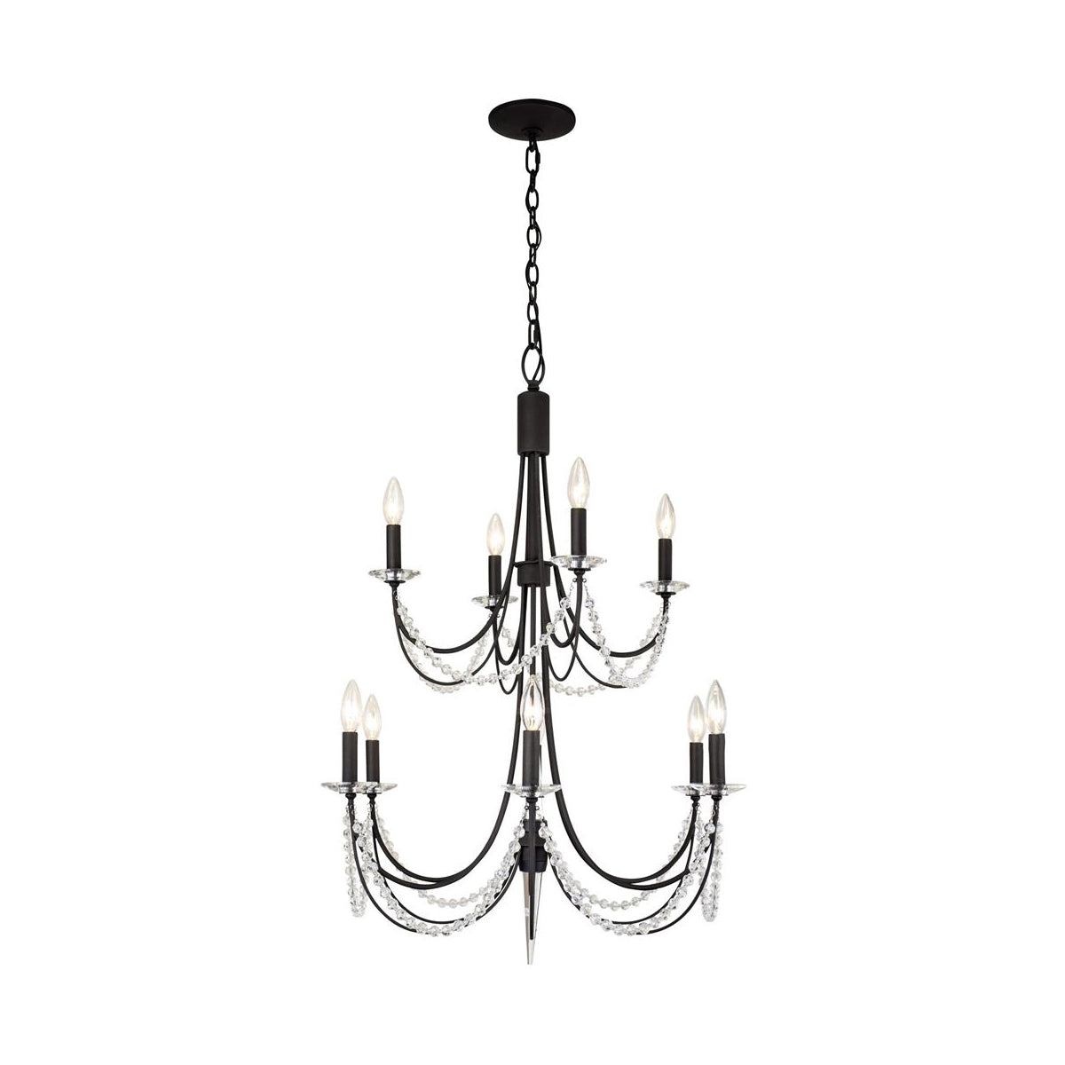 Purelux Postmodern Luxe Laiton Métal Cristal Lustre - Neutralighting