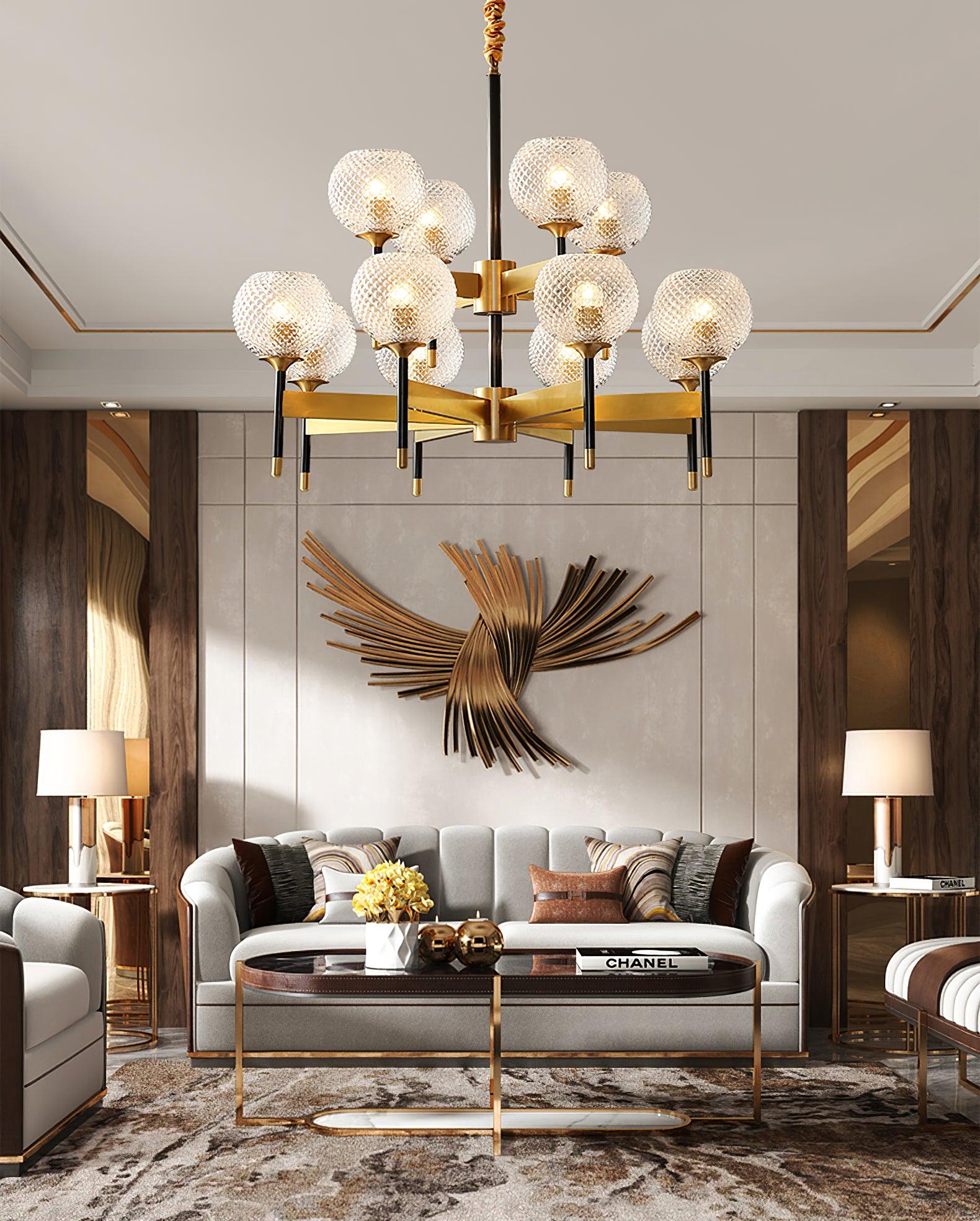 Glint Lustre Moderne en Laiton - Neutralighting