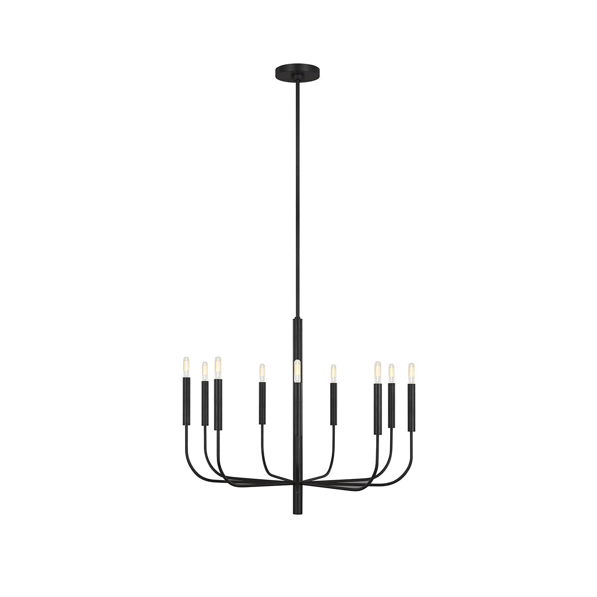 Olcarel Lustre Industriel Vintage En Métal Et Laiton - Neutralighting