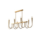 Fluide Lustre Linéaire Métal Laiton Minimaliste Moderne - Neutralighting