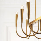 Fluide Lustre Linéaire Métal Laiton Minimaliste Moderne - Neutralighting