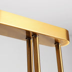 Fluide Lustre Linéaire Métal Laiton Minimaliste Moderne - Neutralighting