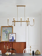 Fluide Lustre Linéaire Métal Laiton Minimaliste Moderne - Neutralighting