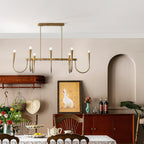 Fluide Lustre Linéaire Métal Laiton Minimaliste Moderne - Neutralighting