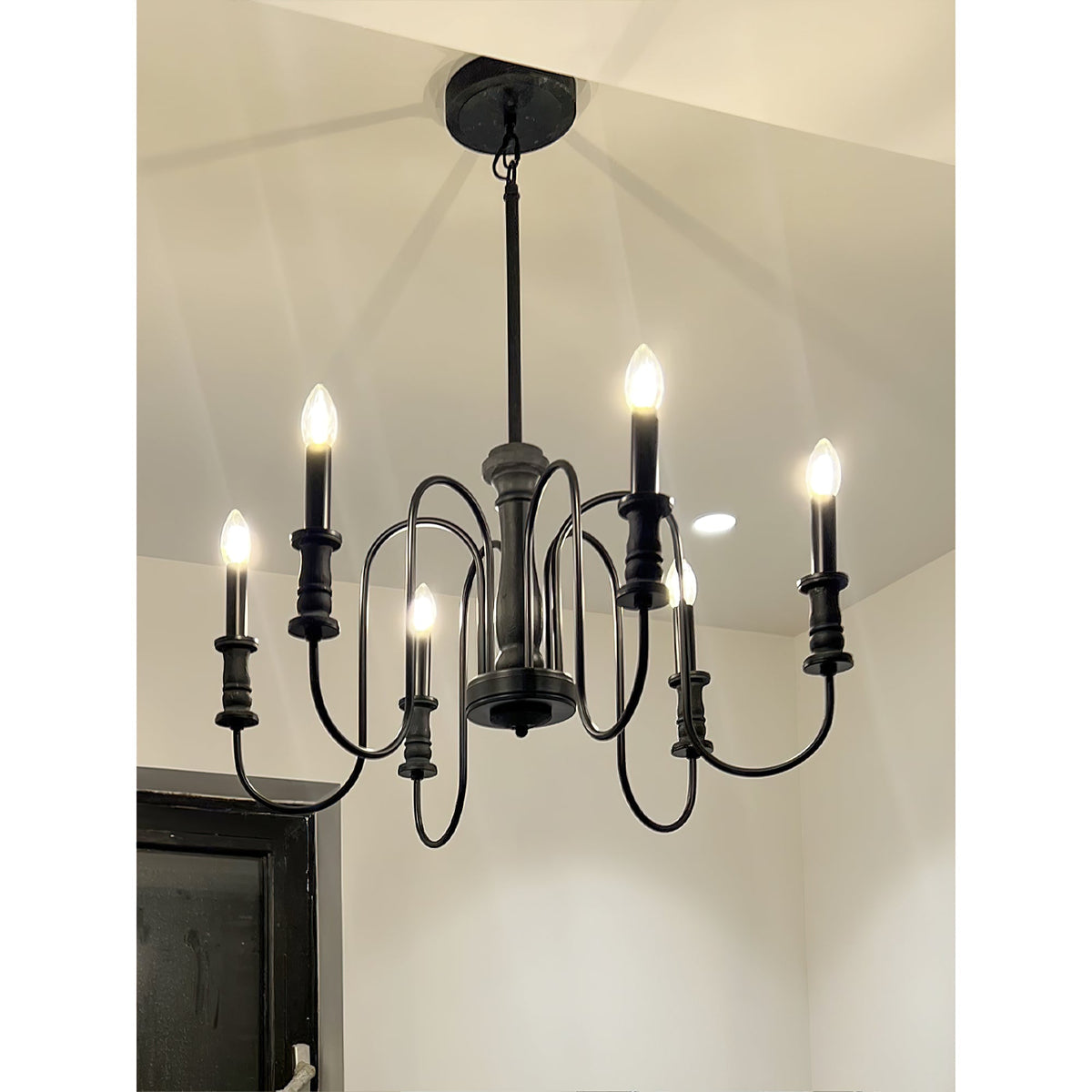 Volo Lustre Métal Bois Luxe Postmoderne - Neutralighting