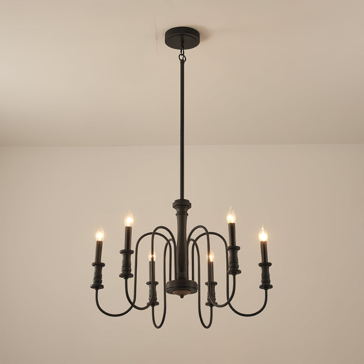 Volo Lustre Métal Bois Luxe Postmoderne - Neutralighting