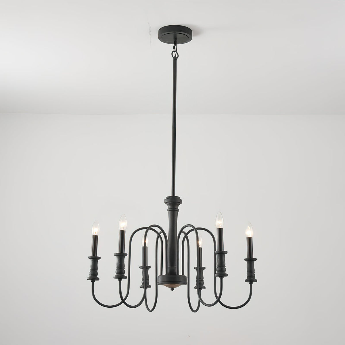 Volo Lustre Métal Bois Luxe Postmoderne - Neutralighting
