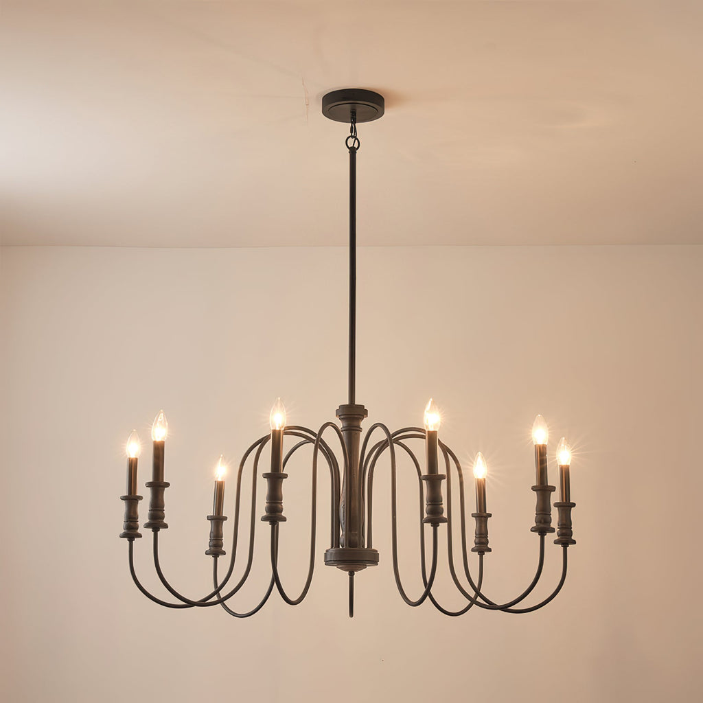 Volo Lustre Métal Bois Luxe Postmoderne - Neutralighting