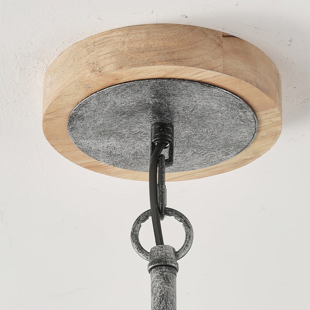 Volo Lustre Métal Bois Luxe Postmoderne - Neutralighting