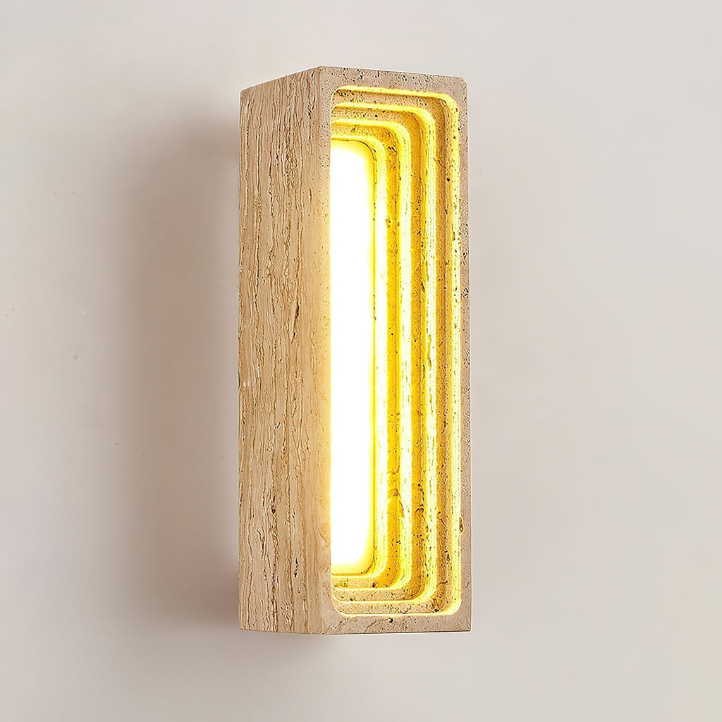 Siliq Applique Murale Travertin Beige Minimaliste Moderne - Neutralighting