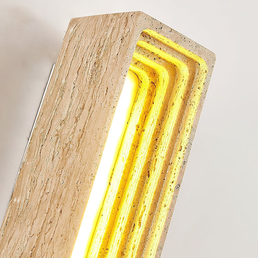 Siliq Applique Murale Travertin Beige Minimaliste Moderne - Neutralighting