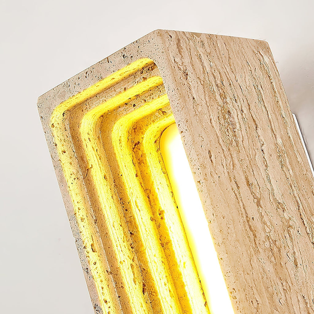 Siliq Applique Murale Travertin Beige Minimaliste Moderne - Neutralighting
